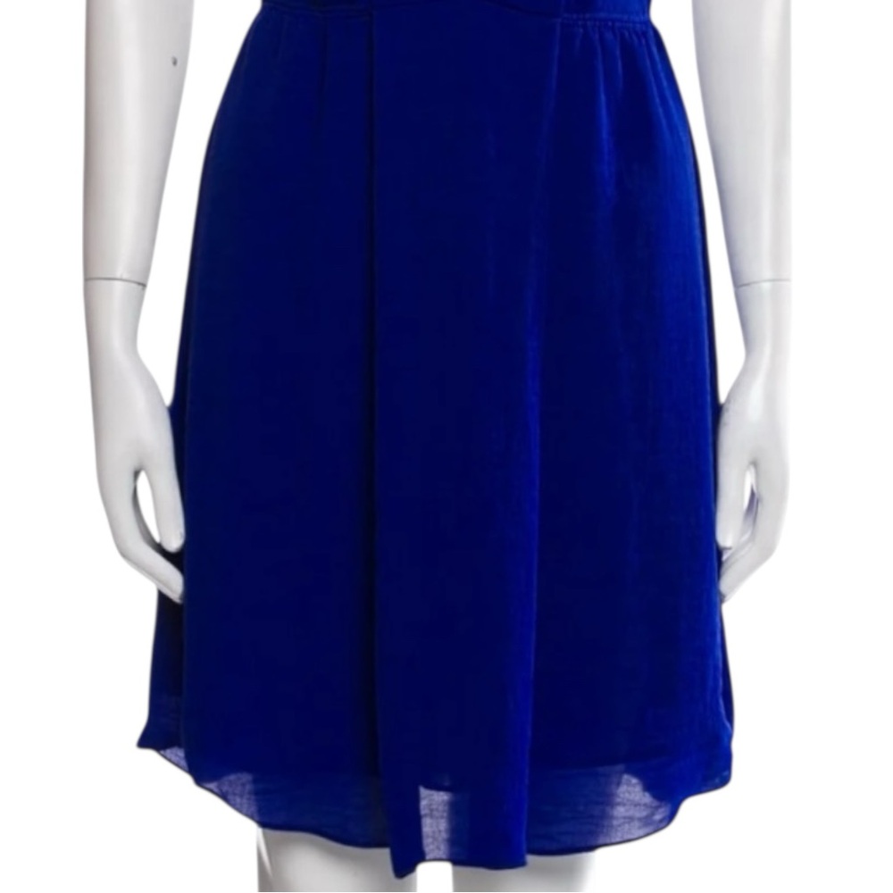 REBECCA TAYLOR Sleeveless Dress in Royal Blue Size 2 — ABSOLUTELY GORGEOUS!!! - Picture 6 of 11